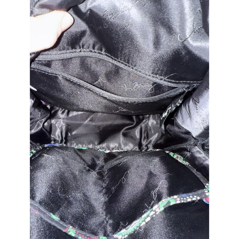 Vera Bradley Kiev Paisley Black Small Backpack Student Bag Heritage Preppy‎ - Picture 5 of 8